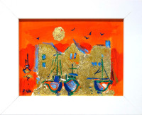 Zdeňka Holejšovská - Tři domy - originál 